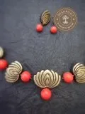 Thamarai Terracotta Necklace | Handcrafted Tamil Nadu Terracotta Jewellery