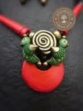 Kundavai Terracotta Necklace | Handcrafted Tamil Nadu Terracotta Jewellery