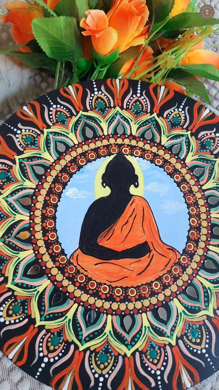 Meditating Buddha Mandala