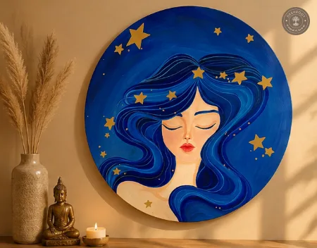 Moonlight Dreams Handmade Painting