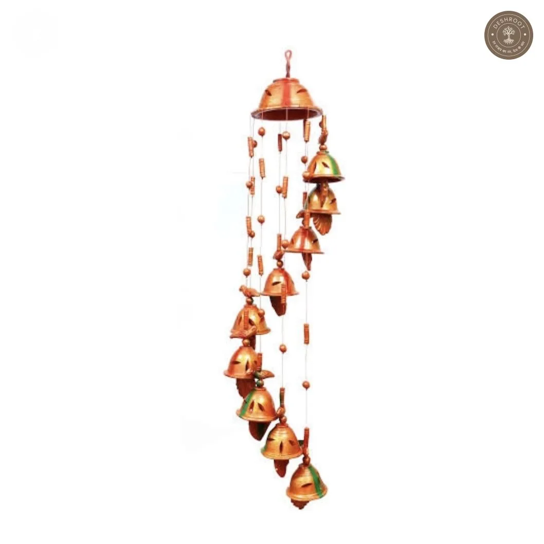 Rajasthani Handcrafted Terracotta Bell Wind Chime