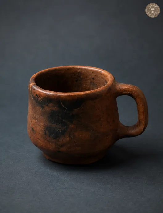 Handcrafted Terracotta Cup – Rustic Earthenware Coffee & Tea Cup