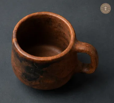 Handcrafted Terracotta Cup – Rustic Earthenware Coffee & Tea Cup