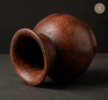 Handcrafted Terracotta Matka Vase – Rustic Earthen Pot with Traditional Finish
