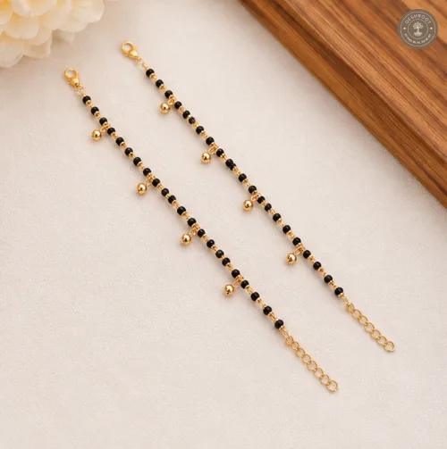 Golden Nazariya Charm Kids Bracelet Pair