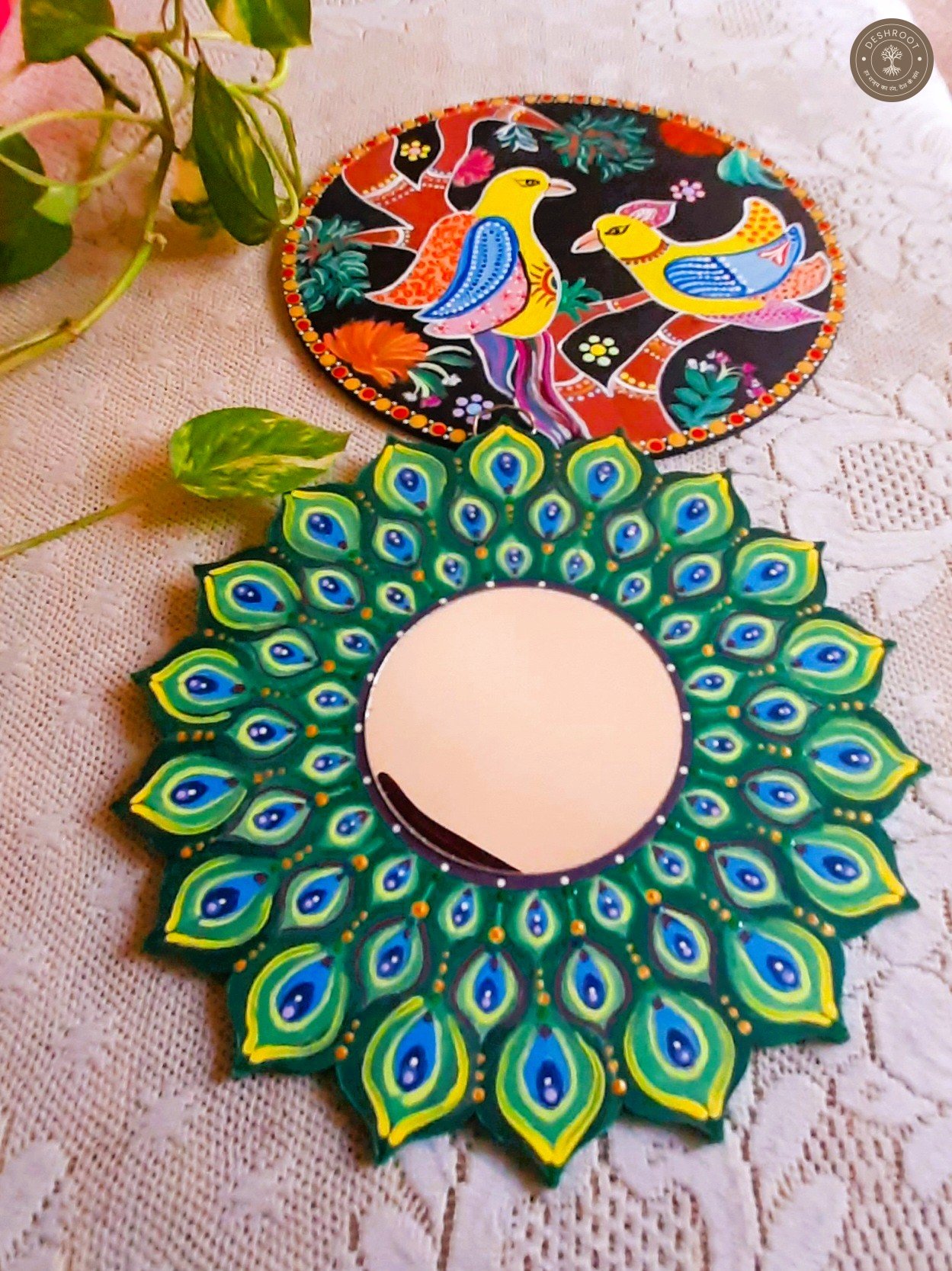 Birds of Paradise (Set of 2) 8 inches wall plates