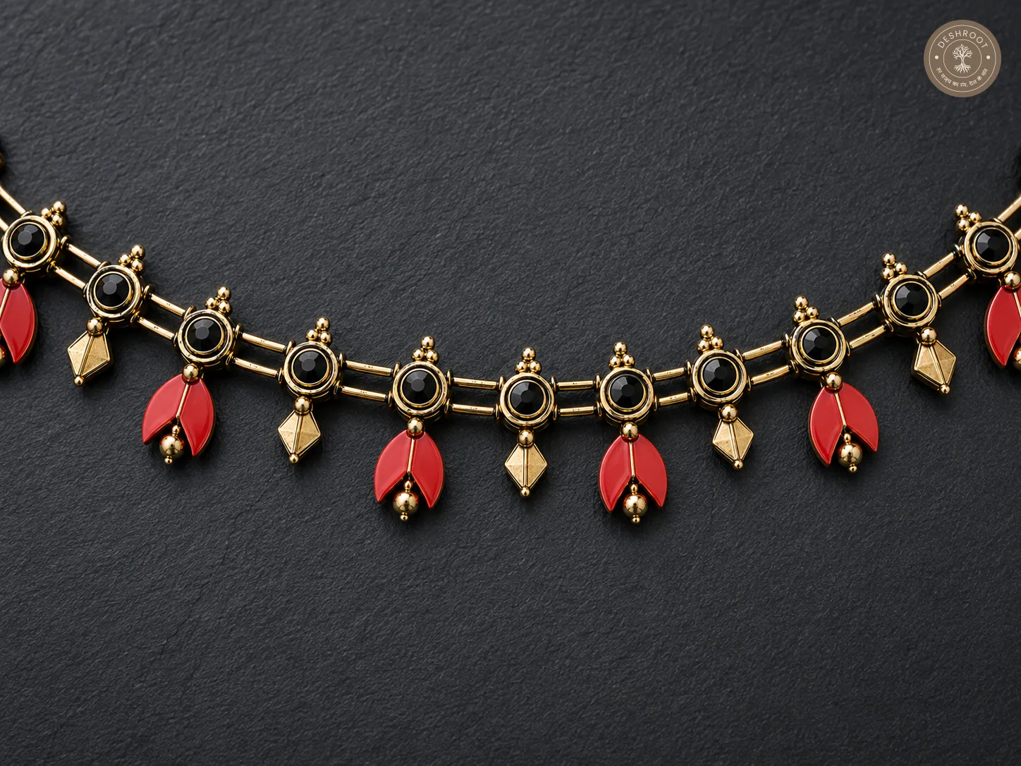 Nachiyar Terracotta Necklace | Handcrafted Tamil Nadu Terracotta Jewellery