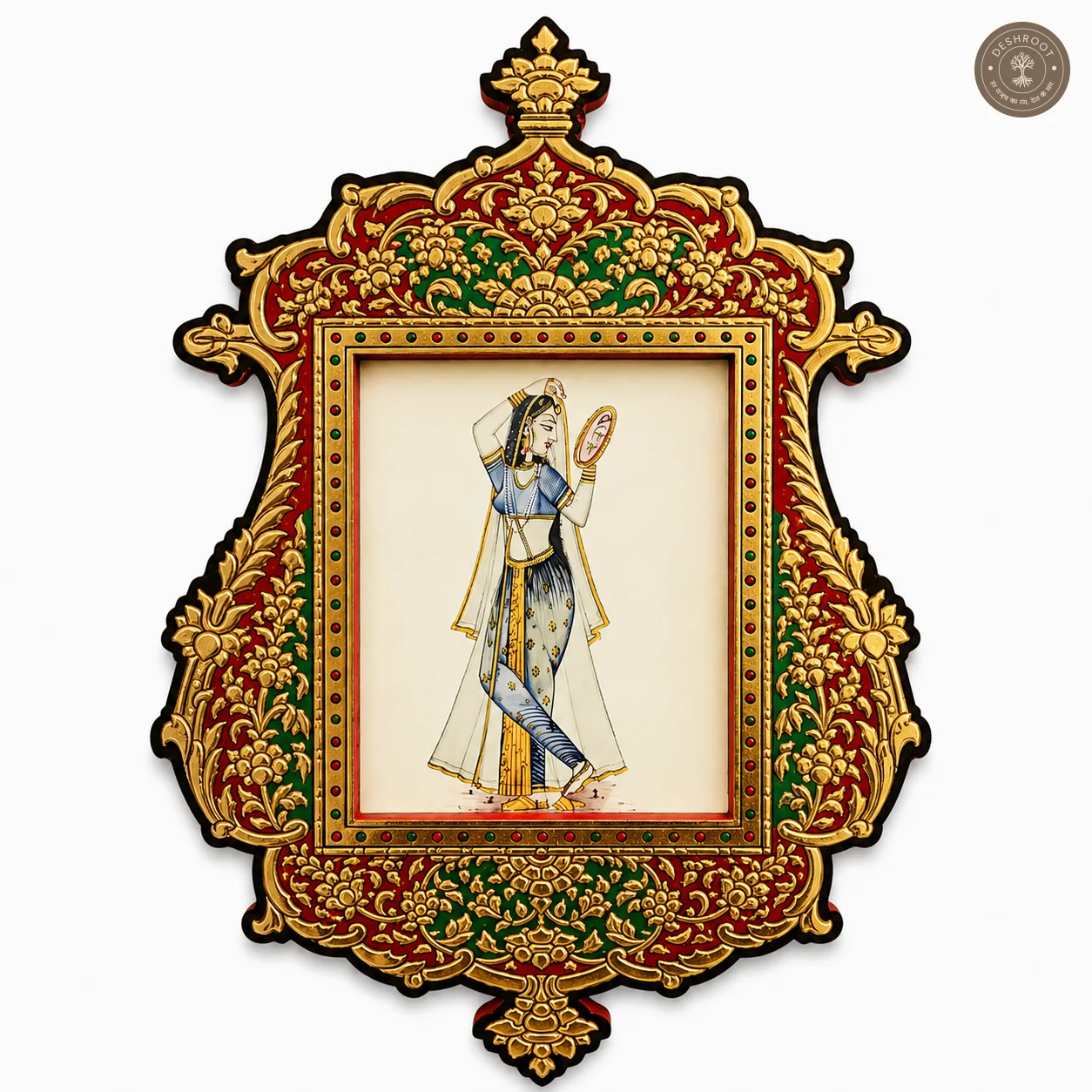 Rajput Princess with Mirror