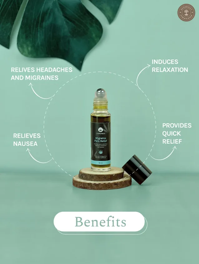 Cannabliss Migraine Pain Relief Roll-On
