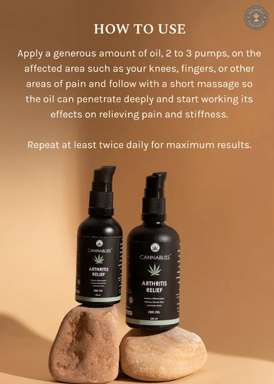 Cannabliss Arthritis Relief Oil
