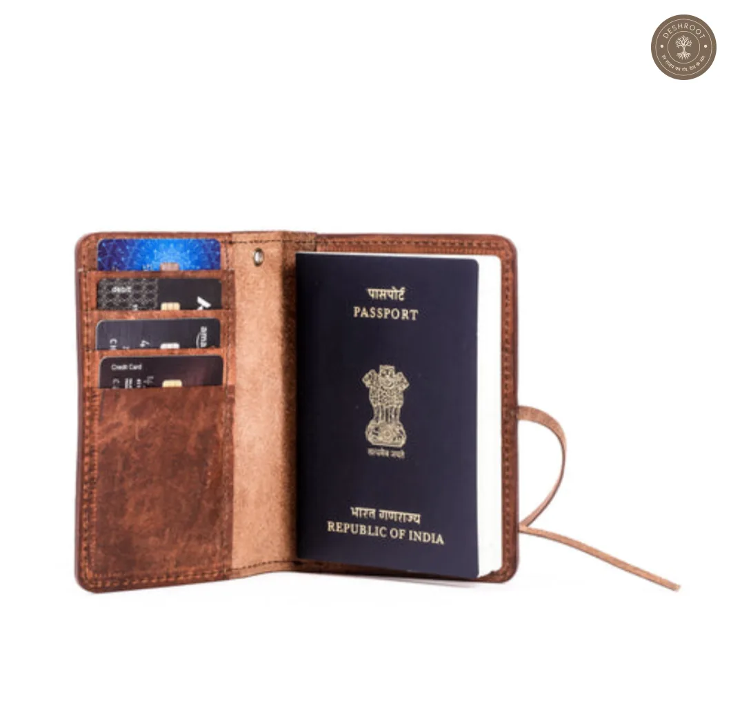 Wanderlust - Leather Passport Cover