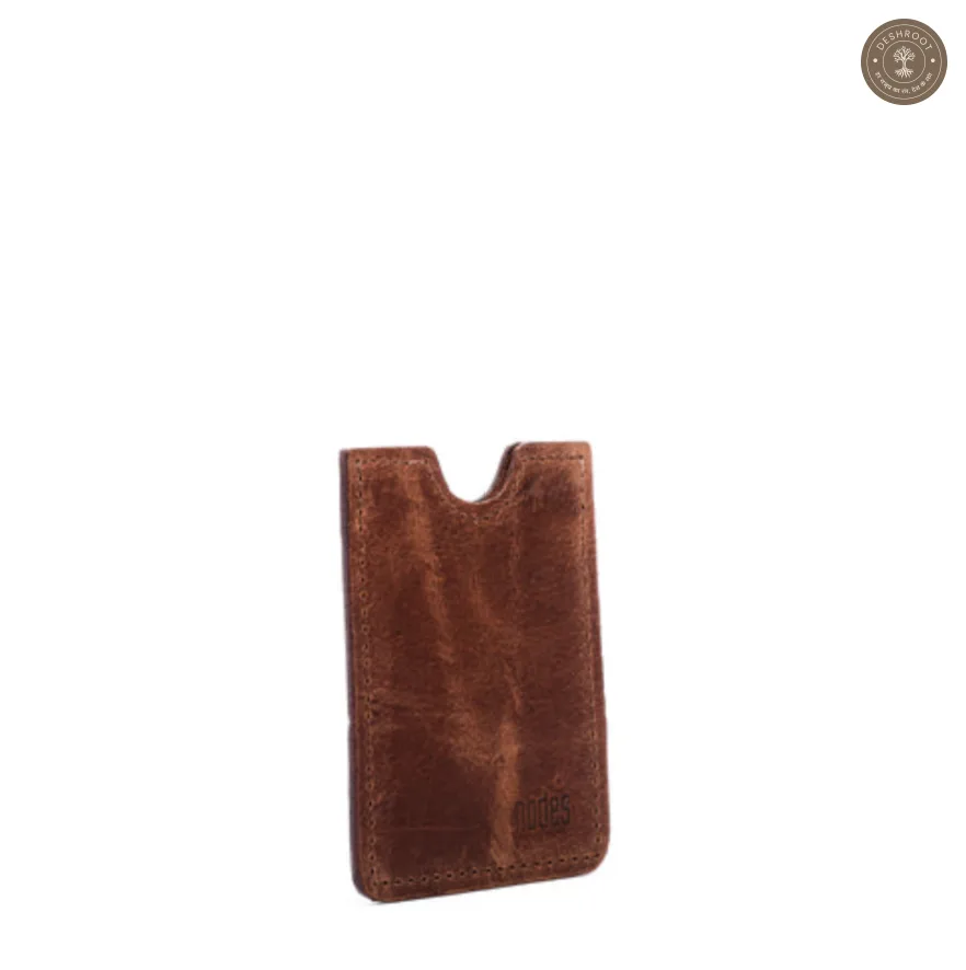 Trustee Vertical Leather Card Wallet