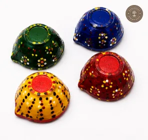 Handcrafted Decorative Diya Set with Designer Pooja Thali
