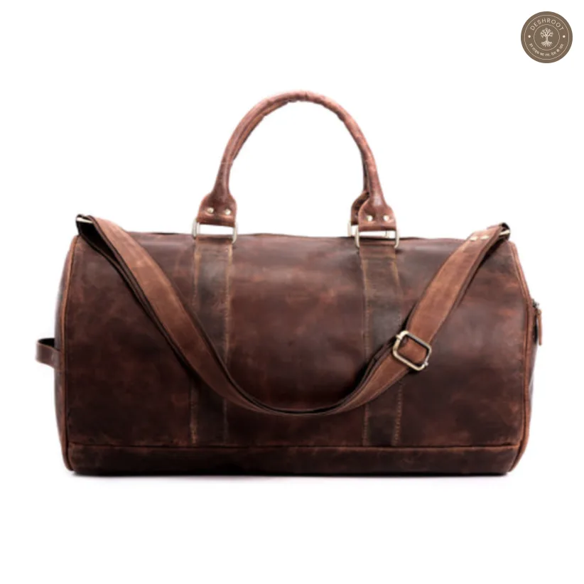 The Ranger - Cylindrical Leather Duffle Bag