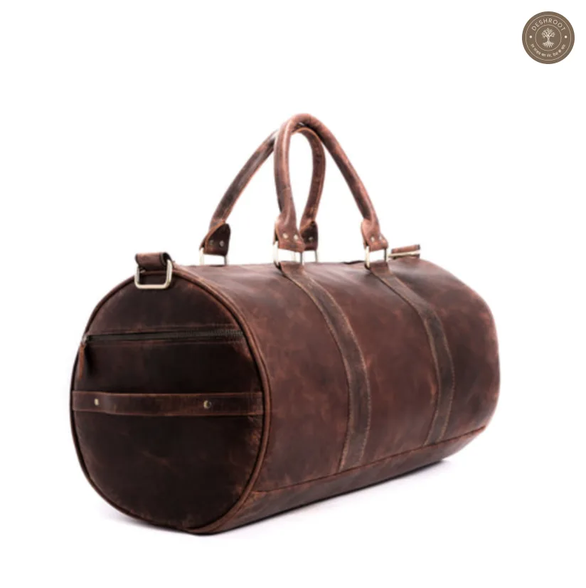 The Ranger - Cylindrical Leather Duffle Bag