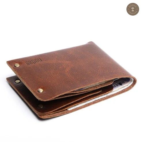 Nothing Bi Fold Wallet Caramel Brown