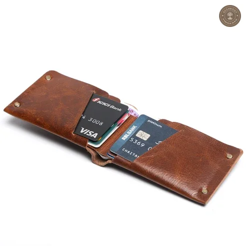 Nothing Bi Fold Wallet Caramel Brown