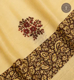 Elegant Paisley & Floral Print Unstitched Suit Set with Printed Dupatta (2 Piece Set)