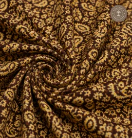 Elegant Paisley & Floral Print Unstitched Suit Set with Printed Dupatta (2 Piece Set)
