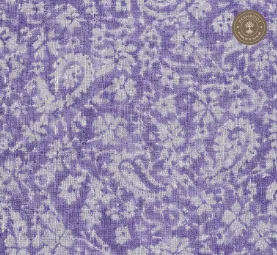 Lavender Purple Paisley Printed 2-Piece Dress Material Set