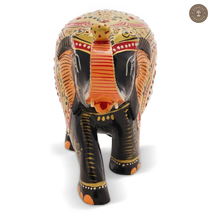 Handcrafted Wooden Decorative Elephant Showpiece