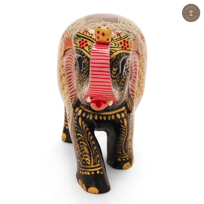 Handcrafted Wooden Elephant Showpiece