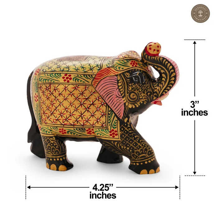 Handcrafted Wooden Elephant Showpiece