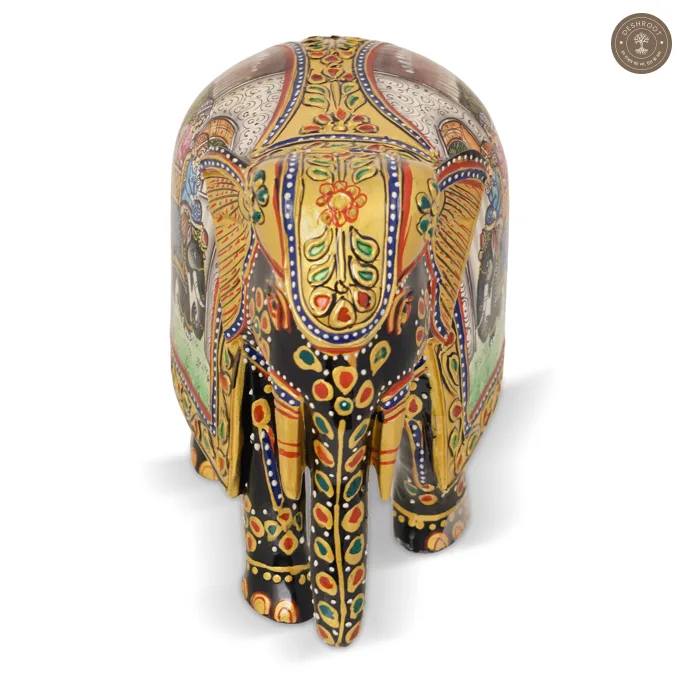 Wooden Elephant Showpiece