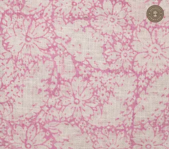 Blush Pink Floral Printed 2-Piece Dress Material with Dupatta