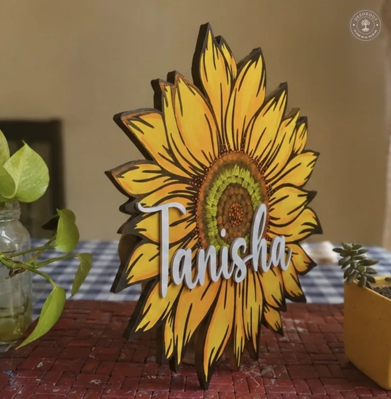 Sunflower Nameboard