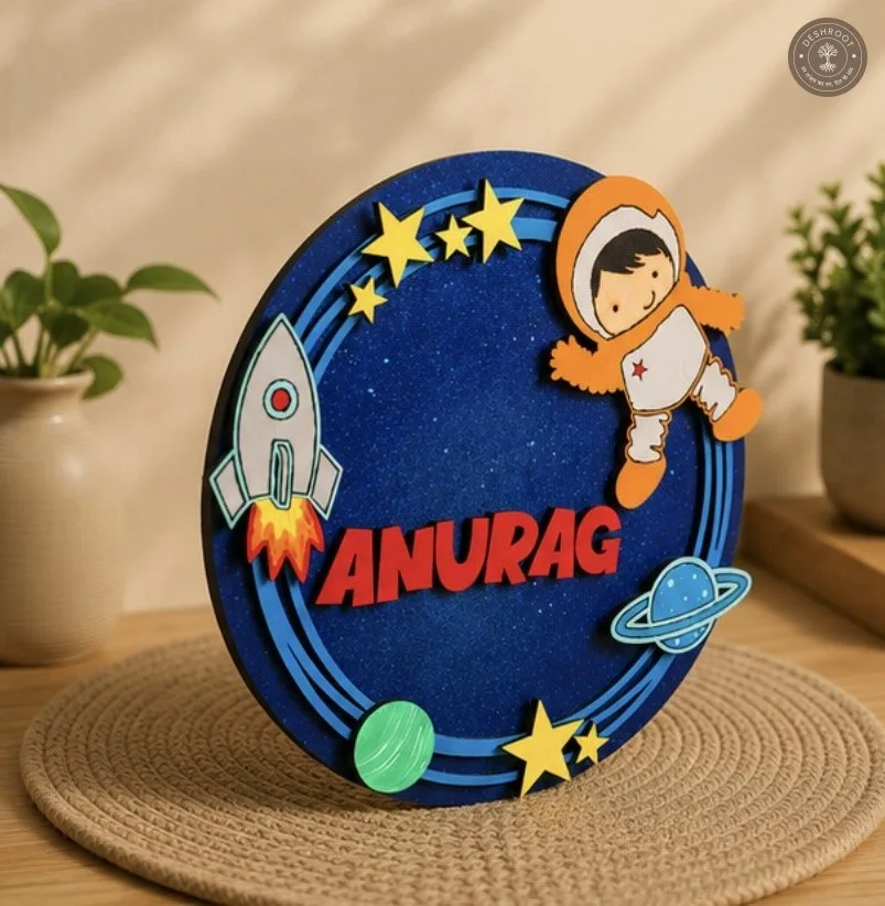 Space theme Nameboard for kids