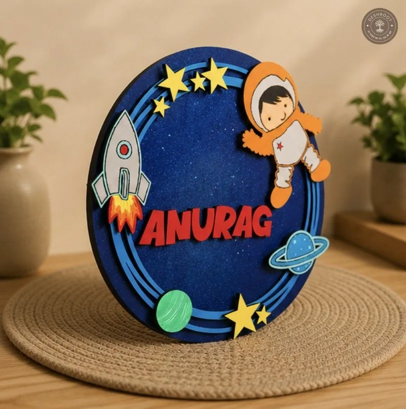 Space theme Nameboard for kids
