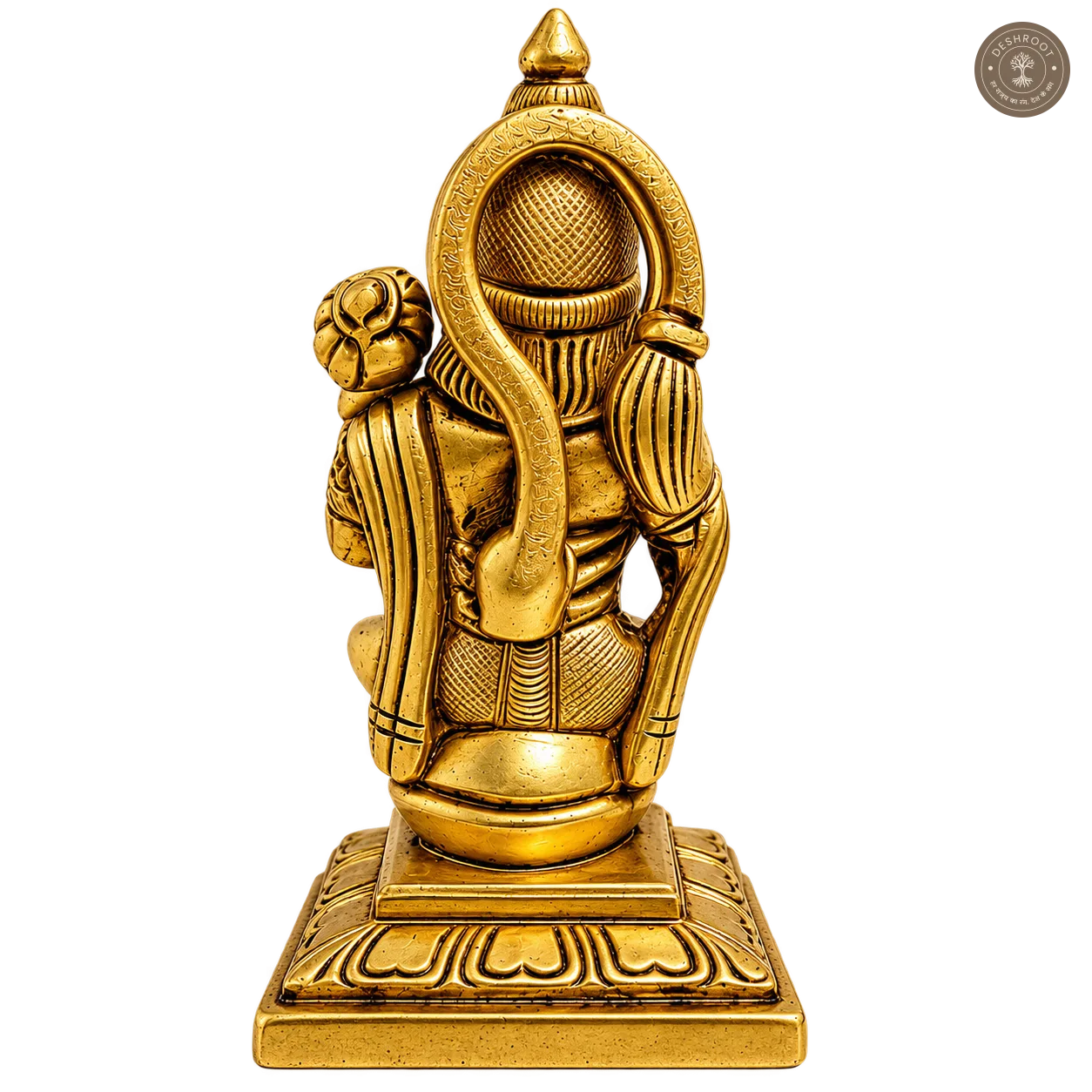 Divine Golden Hanuman Idol – Blessing Pose
