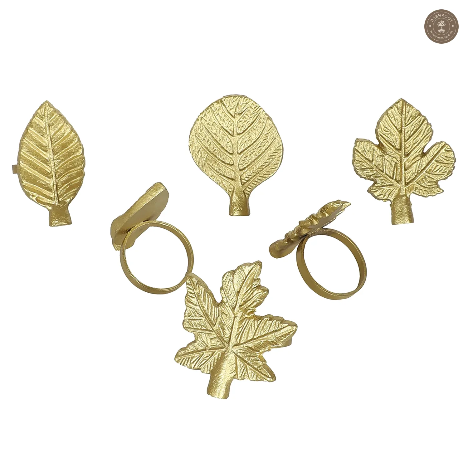 Leaves Napkin RIng Set of 6