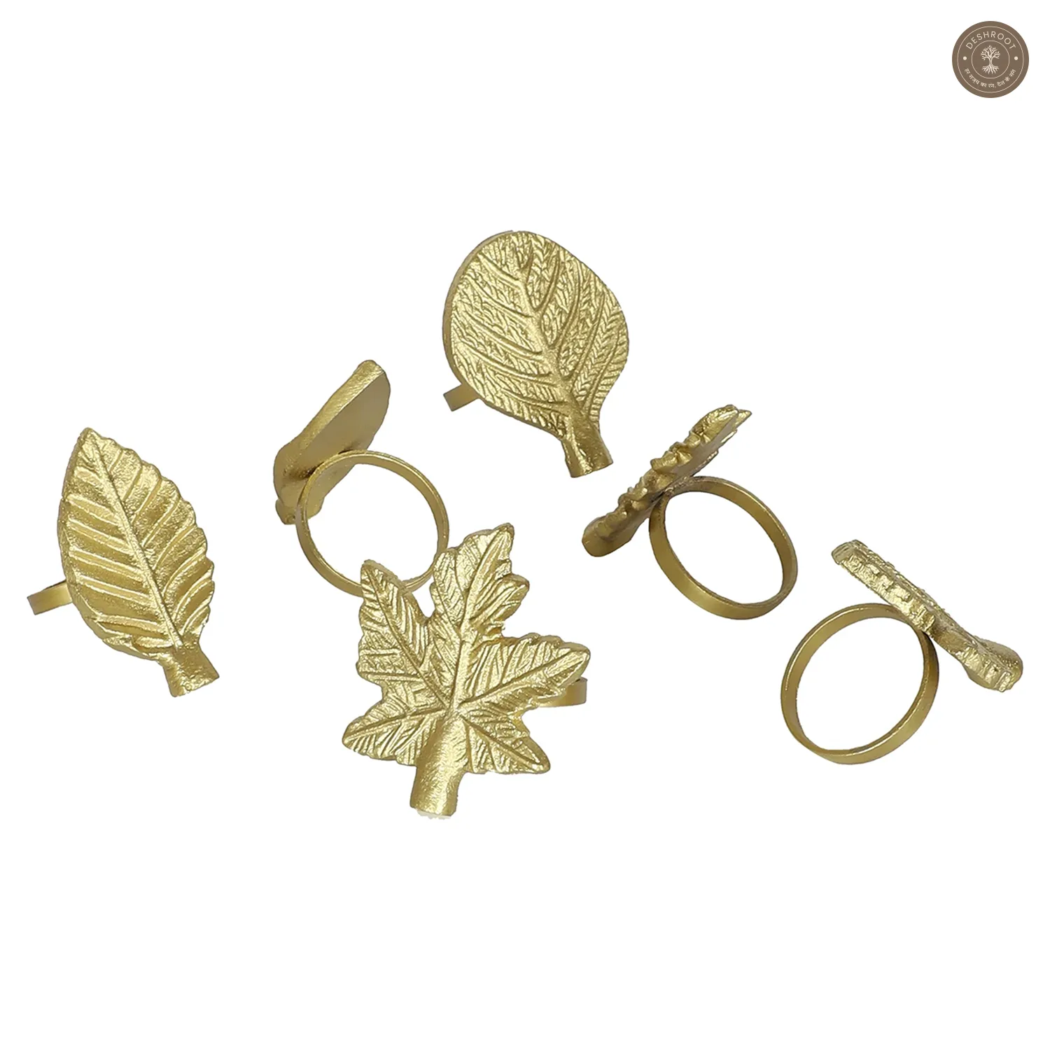 Leaves Napkin RIng Set of 6