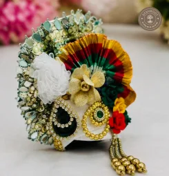 Laddu Gopal No. 5 Designer Multicolour Mukut