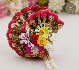 Royal Pink Floral Designer Crown