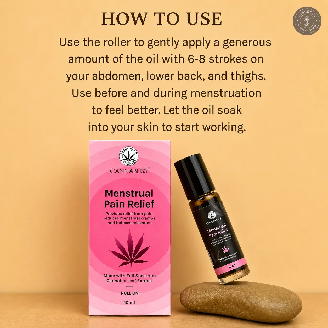 Cannabliss Menstrual Pain Relief Roll-On