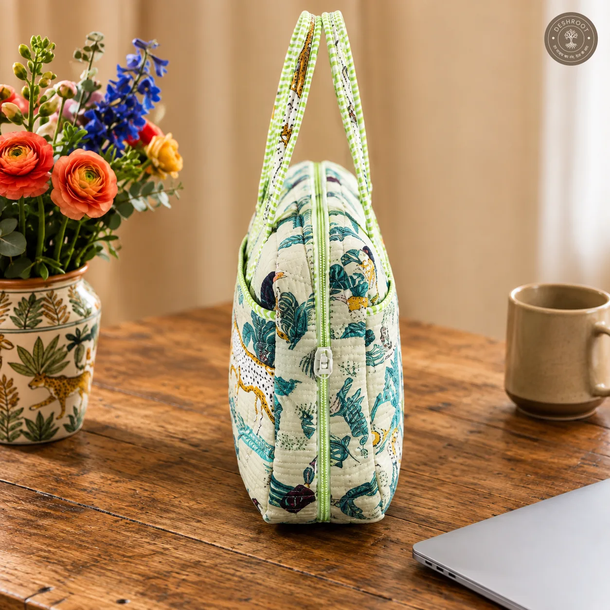 Safari Heritage Quilted Laptop Bag