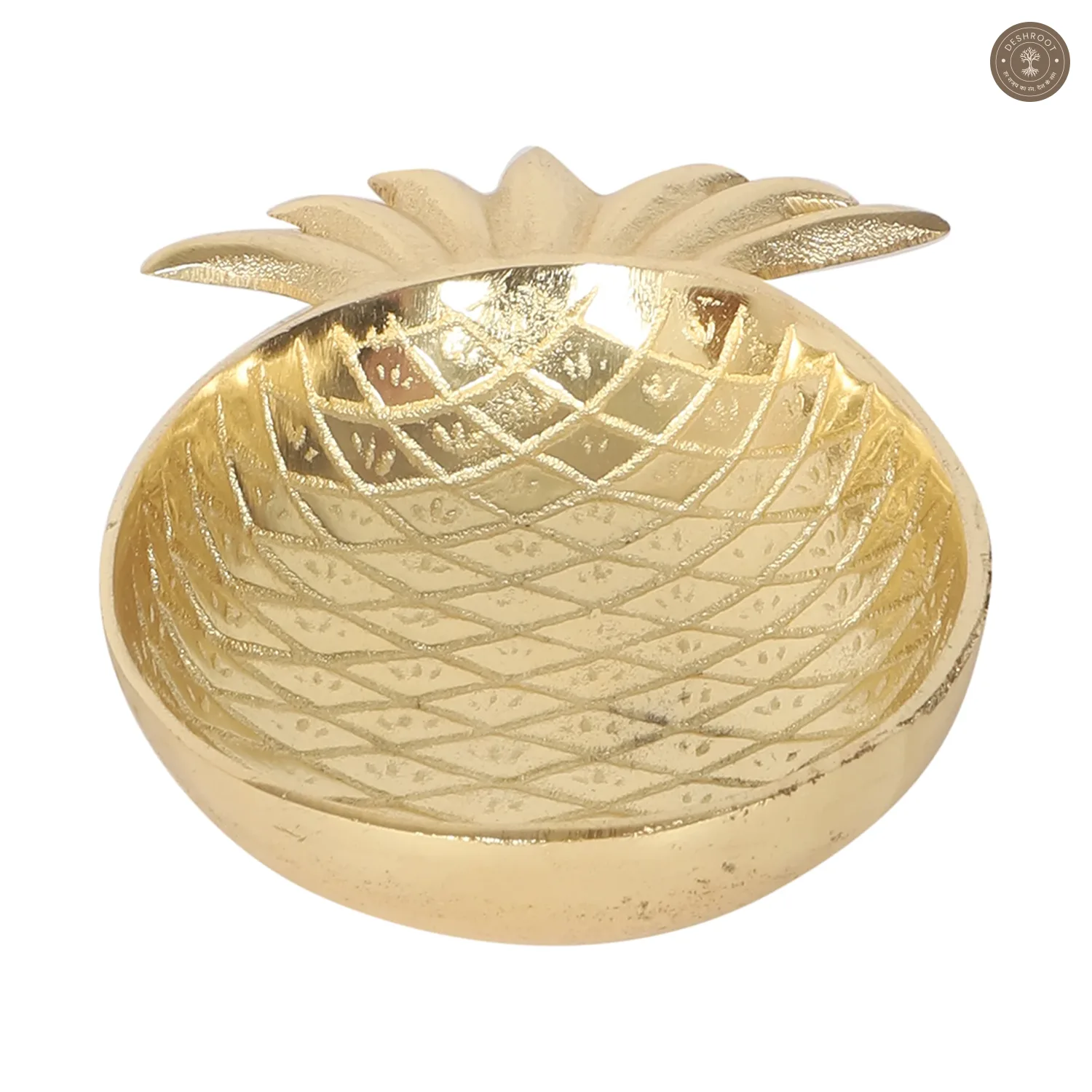 Pineapple Shape Aluminium Platter