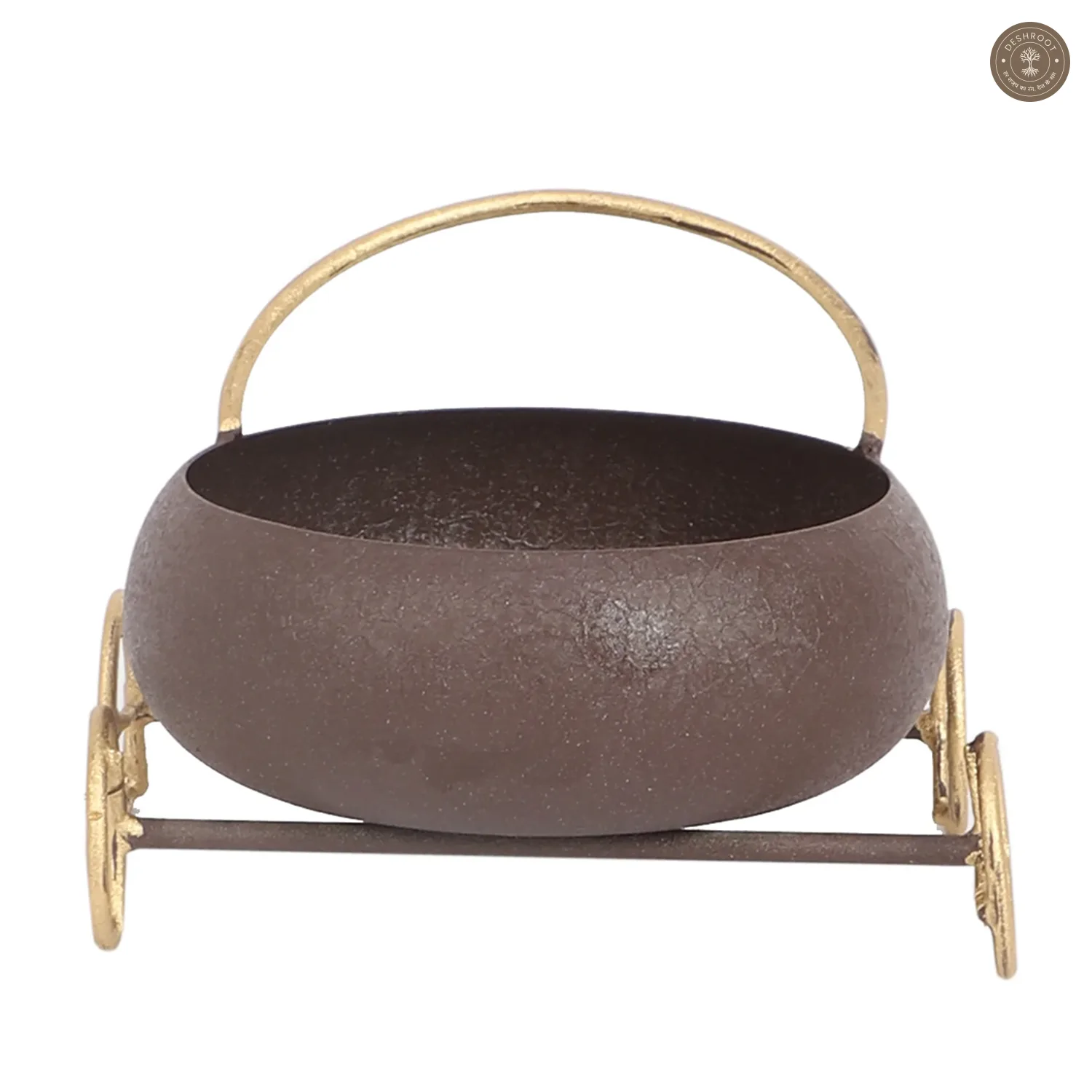 Round Bowl Snacks Platter With Wheels