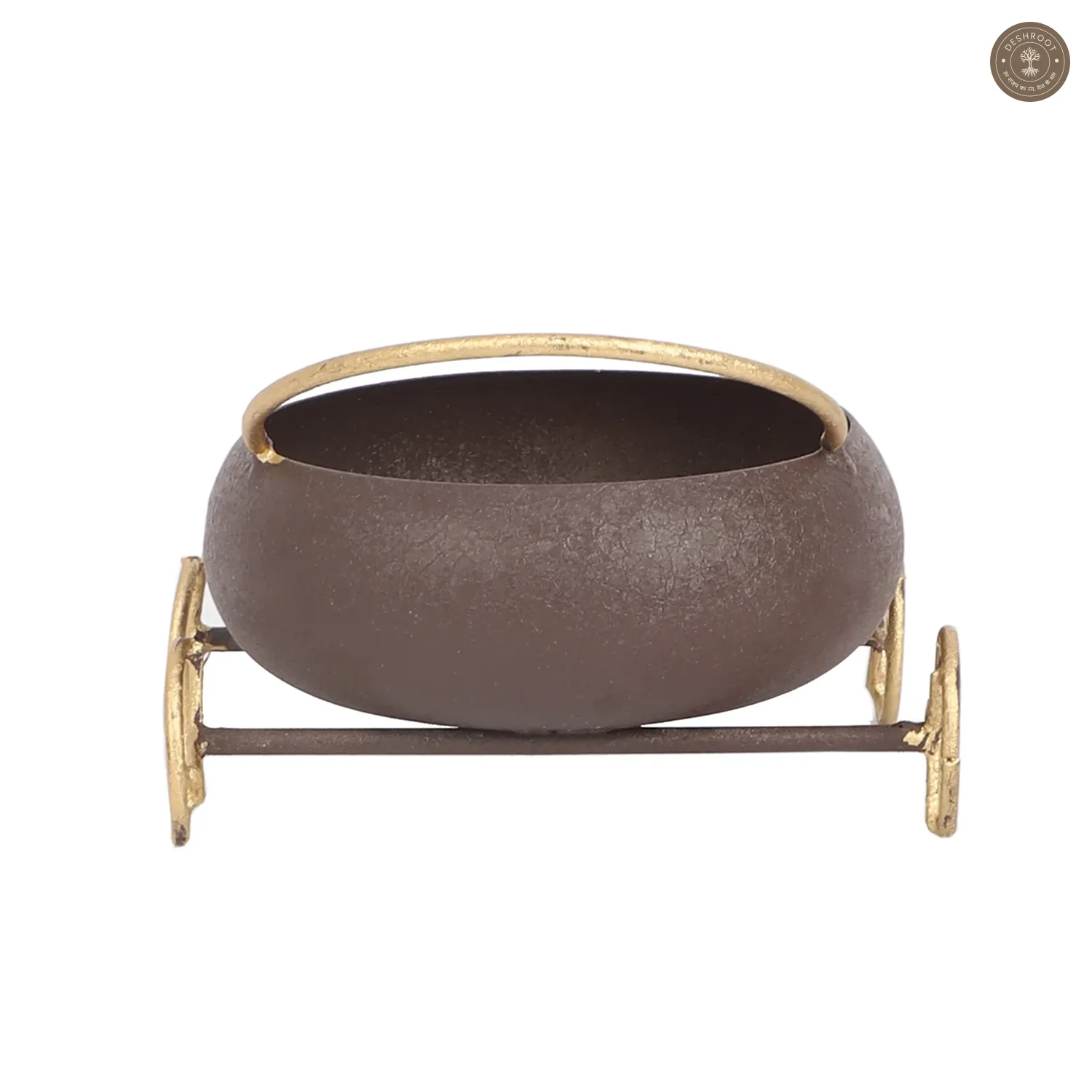 Round Bowl Snacks Platter With Wheels