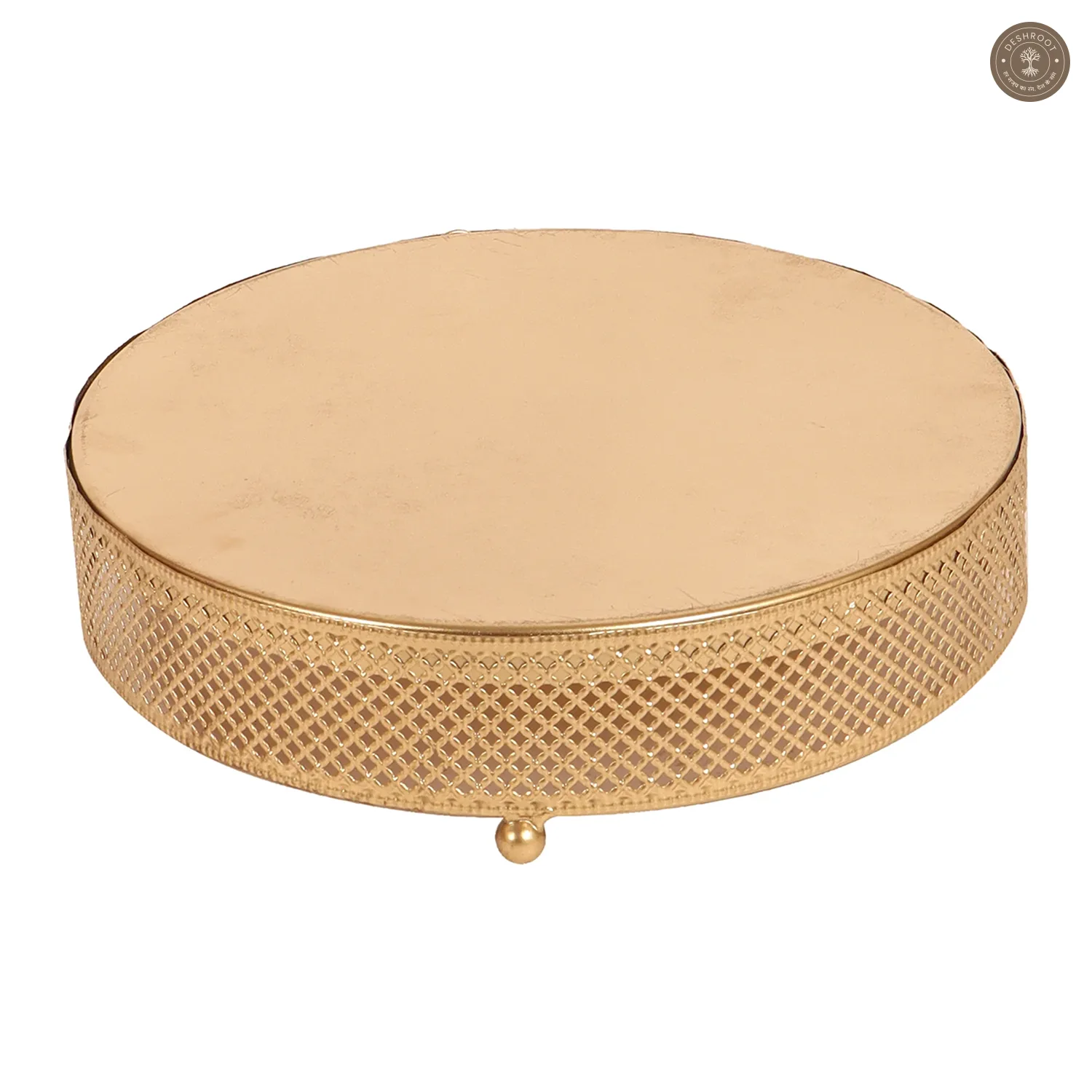 Round Etching Line Buffet Riser Set of 3