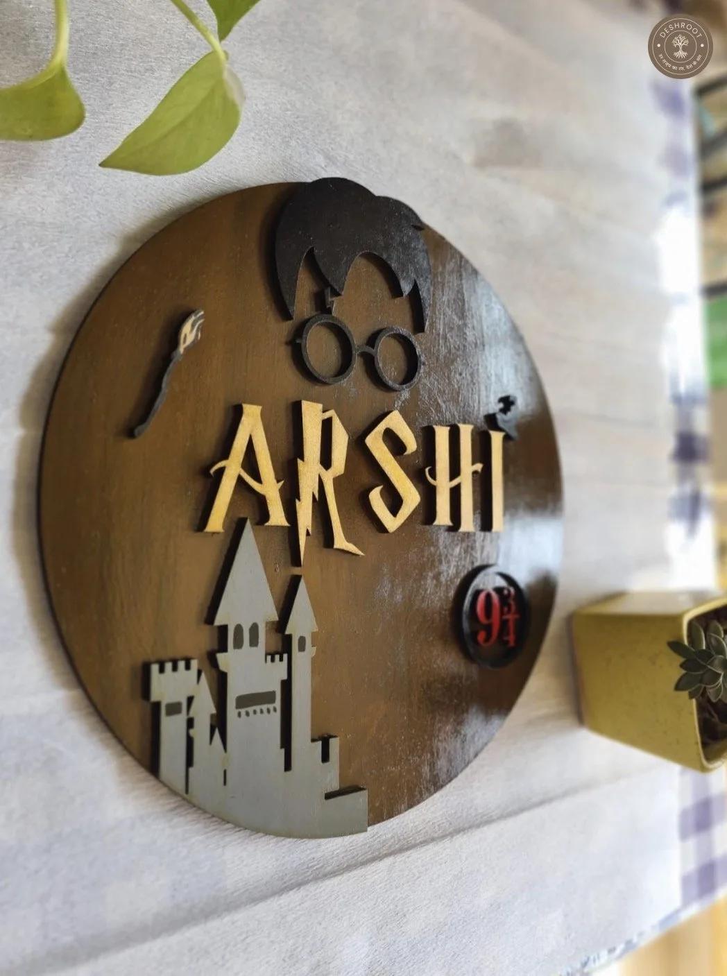 Harry Potter Themed Nameplate
