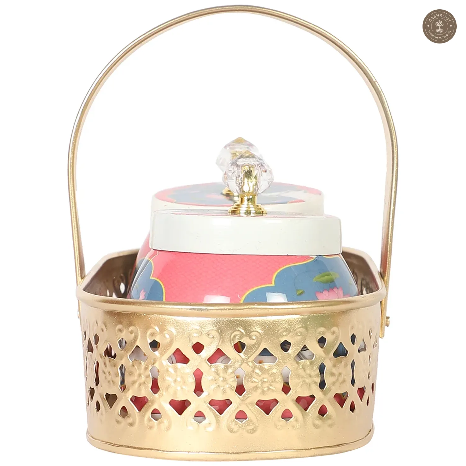 White Cow Print Jars basket Set of 3