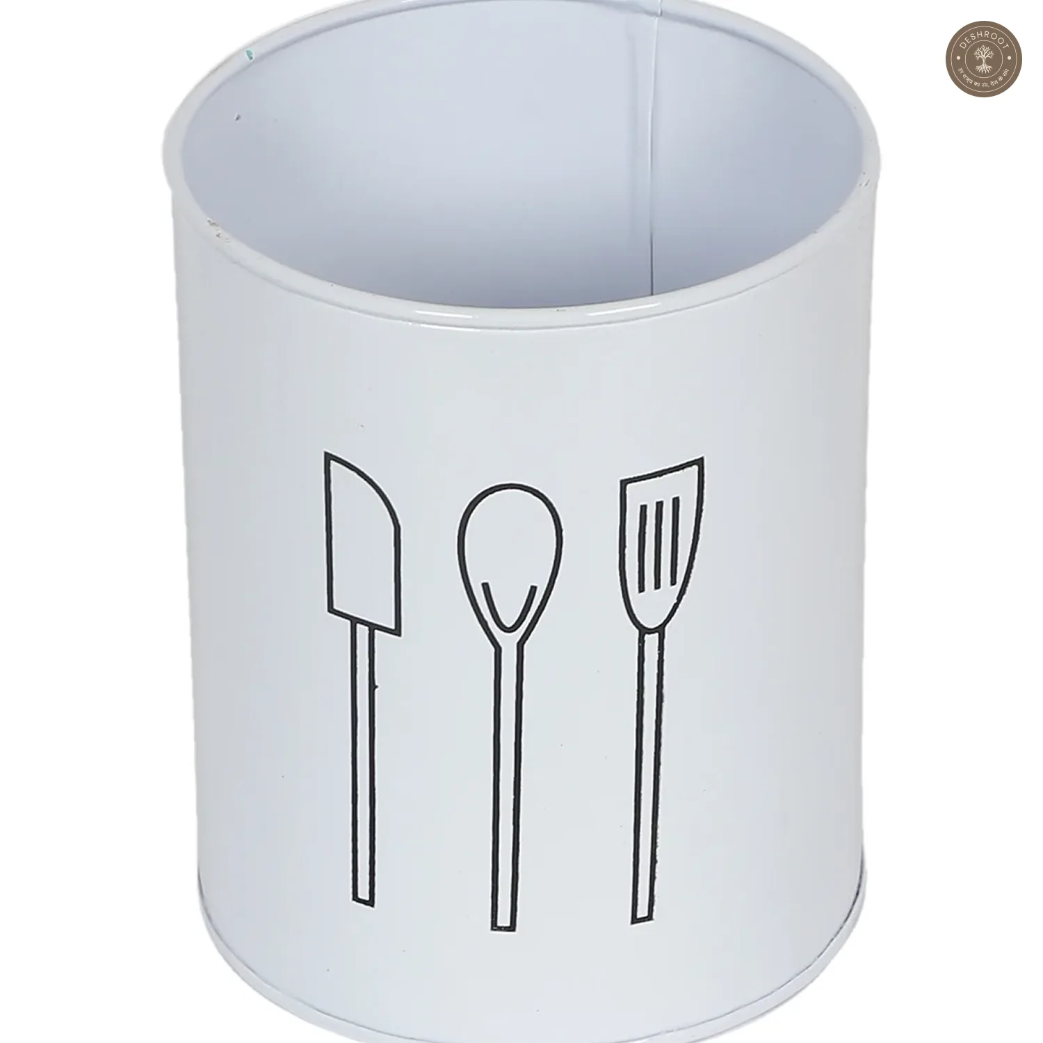 White Cutlery Stand Set of 2