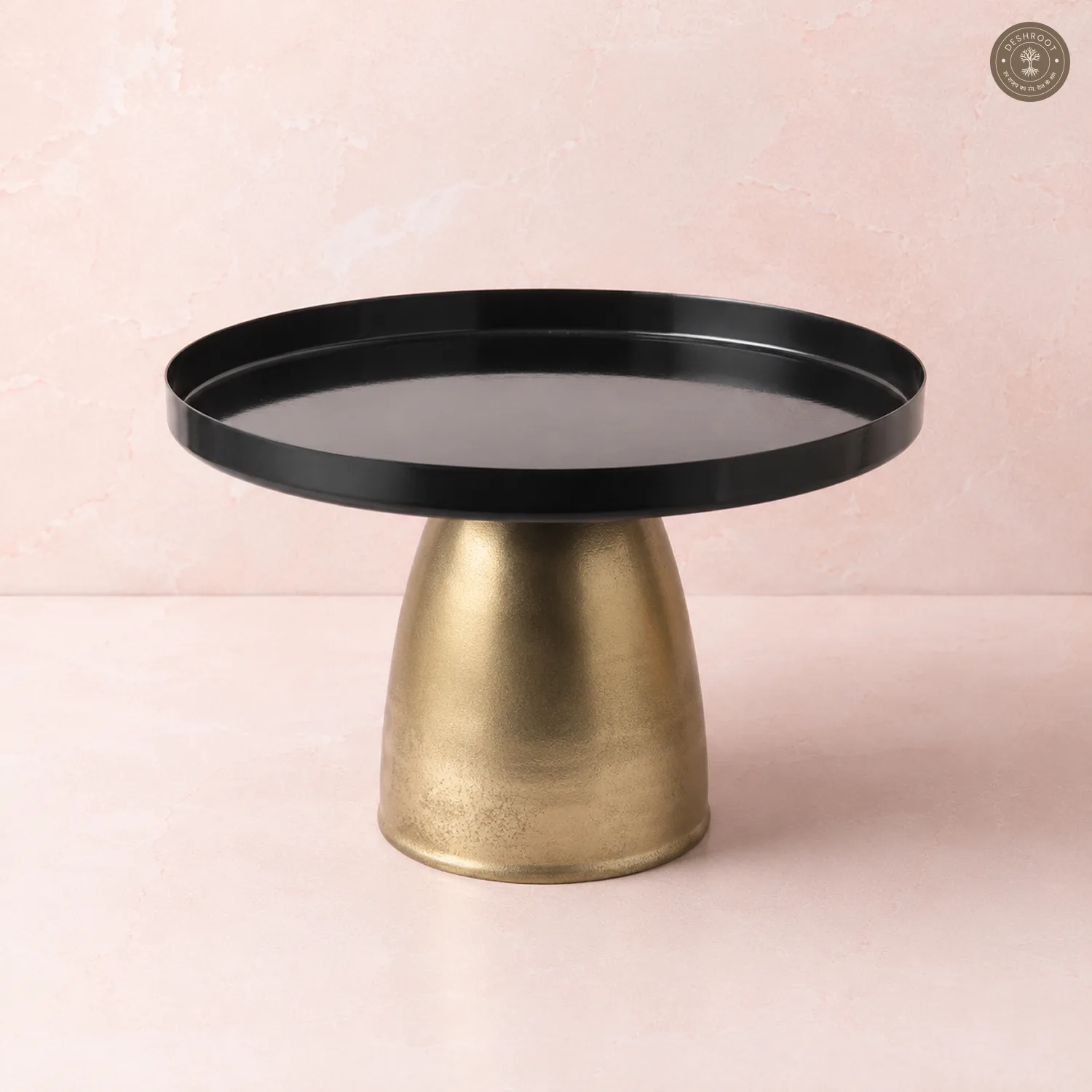 Capsule Black & Gold Buffet Riser Set of 2