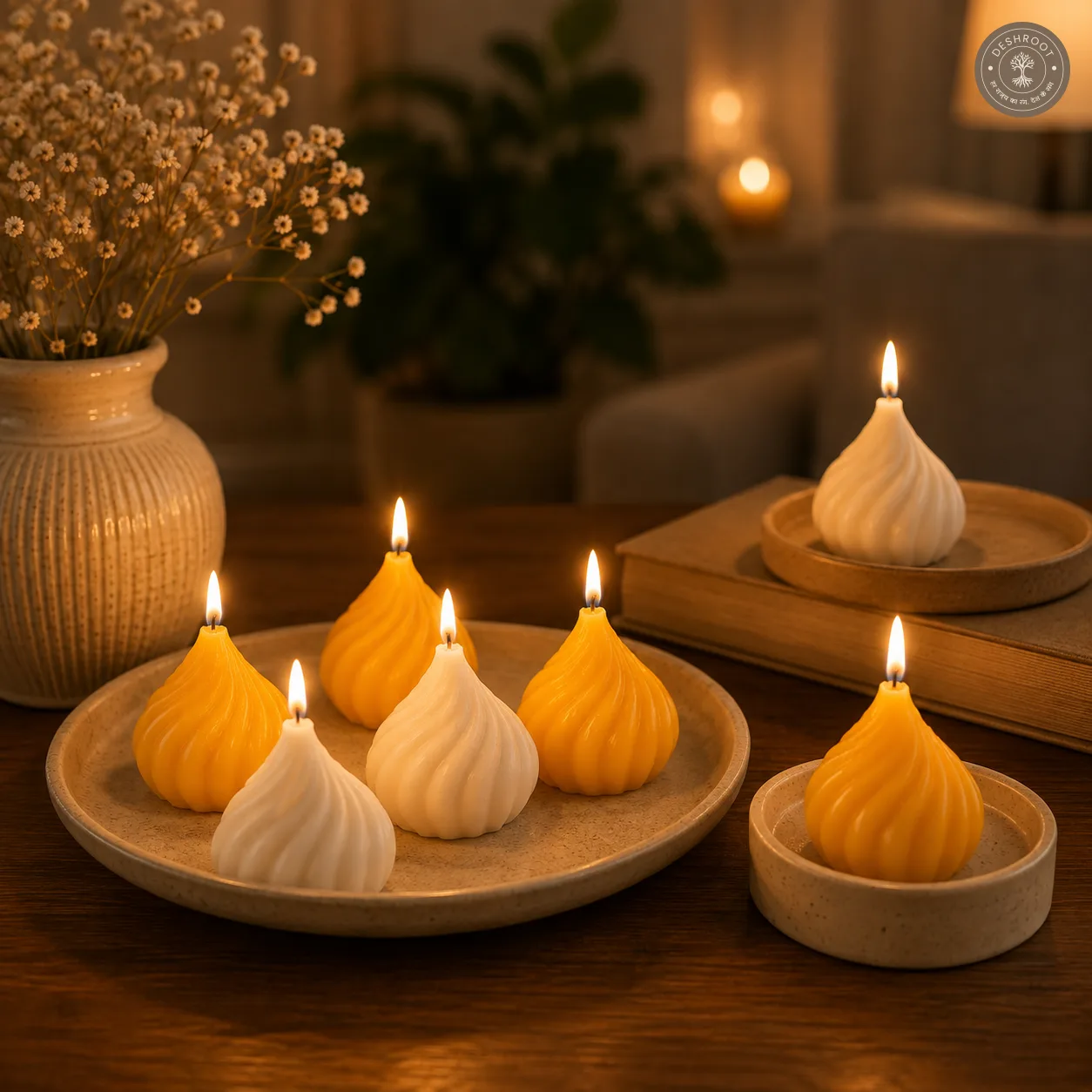 Handcrafted Modak Bliss Candle