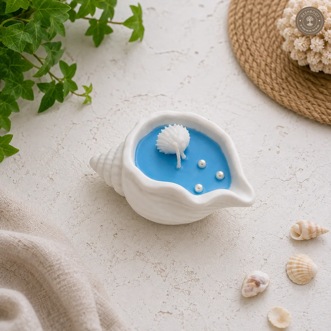 Coastal Shell Beach Candle