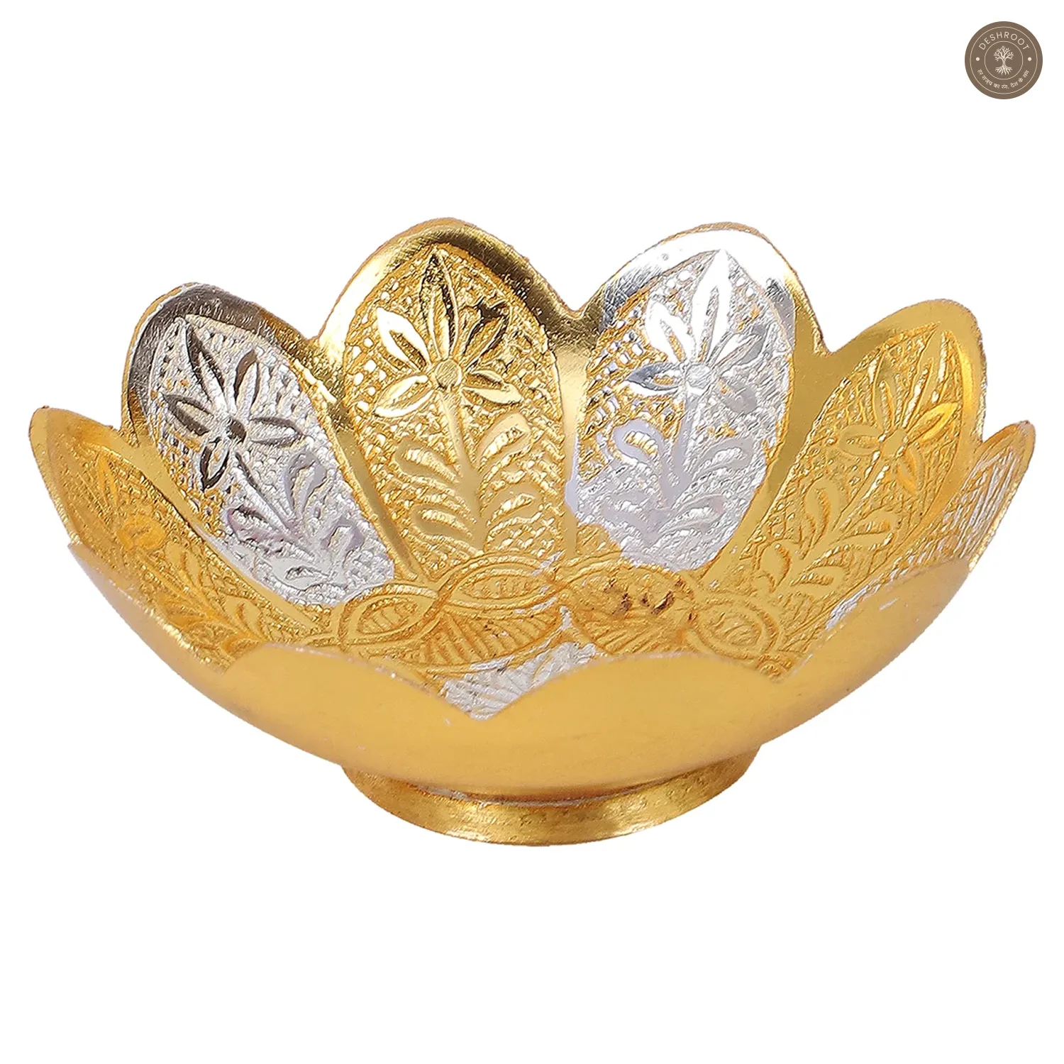 Silver Aluminium Bowl with Spoon